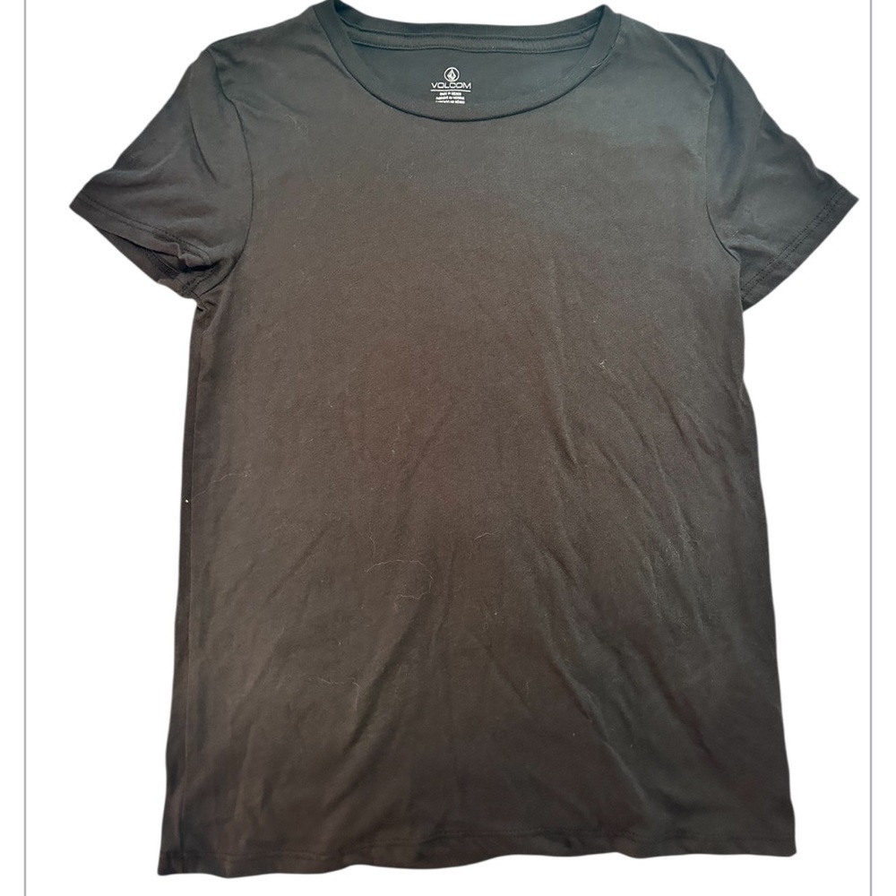 Volcom Black Fitted Short Sleeve Tee